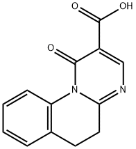 5,6-Dihydro-1-oxo-1H-pyrimido[1,2-a]quinoline-2-carboxylic acid分子式结构图