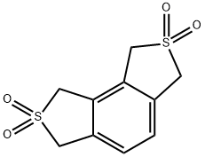 1,3,6,8-Tetrahydro-benzo[1,2-c:3,4-c']dithiophene 2,2,7,7-tetraoxide分子式结构图