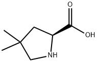 4,4-二甲基-脯氨酸分子式结构图