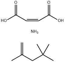 (Z)-2-丁烯二酸铵盐与2,4,4-三甲基-1-戊烯的聚合物分子式结构图