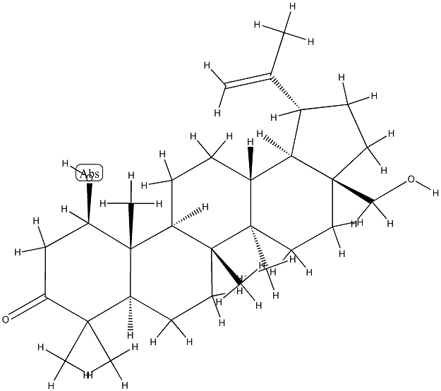 1β,28-Dihydroxylup-20(29)-en-3-one分子式结构图