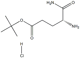 D-异谷氨酰胺叔丁酯盐酸盐分子式结构图