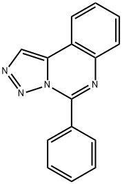 5-Phenyl[1,2,3]triazolo[1,5-c]quinazoline分子式结构图