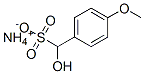 ammonium alpha-hydroxy-p-methoxytoluene-alpha-sulphonate分子式结构图