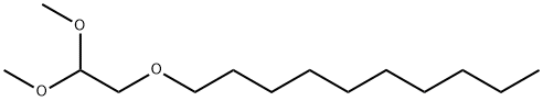 1-(2,2-dimethoxyethoxy)decane分子式结构图