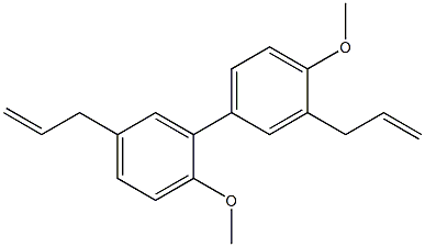 2,4-O-二甲基和厚朴酚分子式结构图