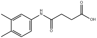 丁酰胺酸,N-(3,4-二甲基苯基)-分子式结构图