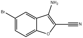 3-AMino-5-broMo-2-cyano-benzofuran分子式结构图