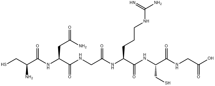 细胞穿膜肽 NGR PEPTIDE分子式结构图