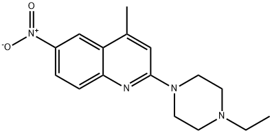 2-(4-乙基哌嗪-1-基)-4-甲基-六硝基癸啉分子式结构图