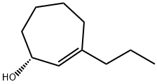 2-Cyclohepten-1-ol, 3-propyl-, (1R)- (9CI)分子式结构图