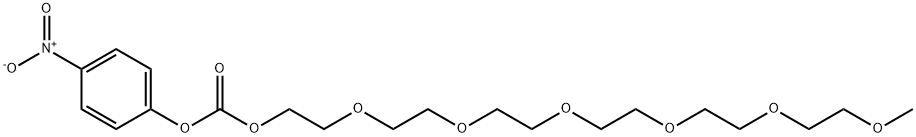 m-PEG7-4-nitrophenyl carbonate分子式结构图