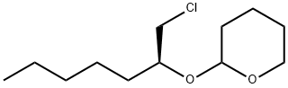 2-(((S)-1-chloroheptan-2-yl)oxy)tetrahydro-2H-pyran分子式结构图