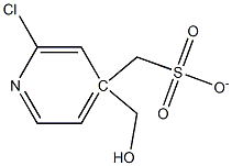 2-氯吡啶-4-甲磺酸甲酯分子式结构图