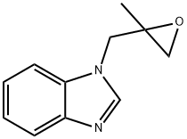 1H-Benzimidazole,1-[(2-methyloxiranyl)methyl]-(9CI)分子式结构图