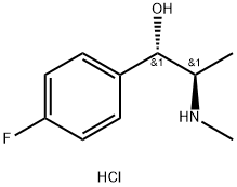 4-Fluoromethcathinone metabolite (hydrochloride) ((±)-Ephedrine stereochemistry)分子式结构图