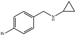 N-环丙基-4-溴苄胺分子式结构图