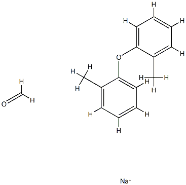 甲醛、磺化的1,1'-氧双[甲基苯]的聚合物钠盐分子式结构图