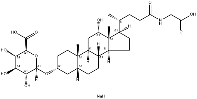 Glycodeoxycholic Acid-3-O-β-glucuronide Disodium Salt分子式结构图