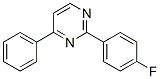 2-(4-Fluorophenyl)-4-phenylpyrimidine分子式结构图