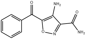 4-氨基-5-苯并基异噁唑-3-甲酰胺分子式结构图