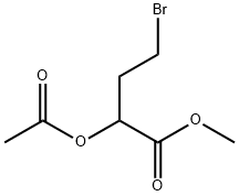 2-乙酰氧基-4-溴丁酸甲酯分子式结构图