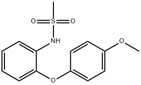 N-[2-(4-Methoxyphenoxy)phenyl]MethanesulfonaMide分子式结构图