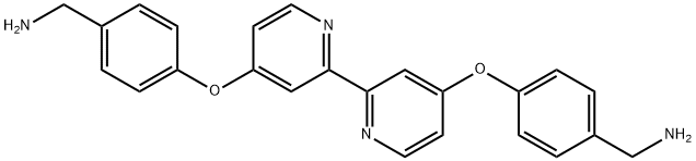 (([2,2'-联吡啶]-4,4'-二酰基双(氧基))双(4,1-苯撑)二甲胺分子式结构图