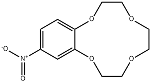 12-硝基-2,3,5,6,8,9-六氢苯并[B] [1,4,7,10]四氧杂环十二烷分子式结构图