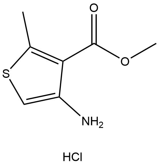 (4-氨基-2-甲基噻吩-3-基)甲基碳酸氢盐酸盐分子式结构图