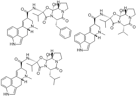 麦角毒碱分子式结构图