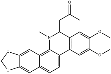 8-乙酰甲基二氢两面针碱分子式结构图