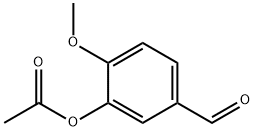 3-乙酰氧基-4-甲氧基苯甲醛分子式结构图