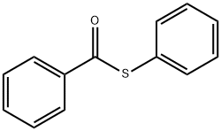 硫代苯甲酸 S-苯基酯分子式结构图