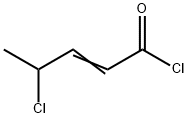 4-Chloro-2-pentenoyl Chloride分子式结构图