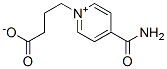 Pyridinium, 4-(aminocarbonyl)-1-(3-carboxypropyl)-, inner salt分子式结构图