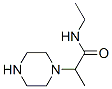 1-Piperazineacetamide,N-ethyl--alpha--methyl-(9CI)分子式结构图