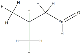 3-甲基丁醛-1-13C分子式结构图