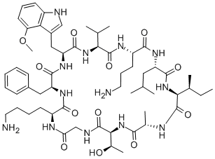 丝膜菌素 C分子式结构图