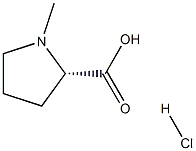 1-甲基-L-脯氨酸盐酸盐分子式结构图