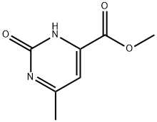 2-羟基-6-甲基嘧啶-4-羧酸甲酯分子式结构图