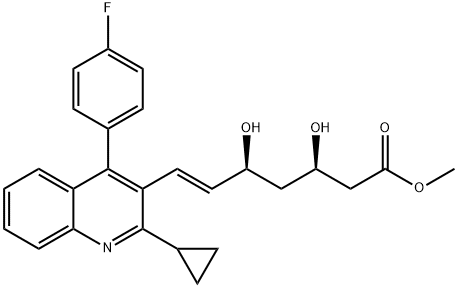 匹伐他汀甲酯分子式结构图