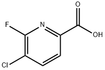 5-氯-6-氟吡啶甲酸分子式结构图