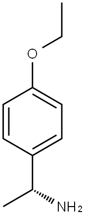 (AR)-4-乙氧基-A-甲基苯甲胺分子式结构图