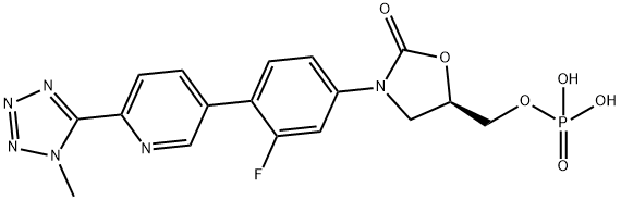 磷酸特地唑胺甲基异构体分子式结构图