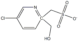 5-氯吡啶-2-甲基甲磺酸甲酯分子式结构图