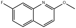 7-氟-2-甲氧基喹啉分子式结构图