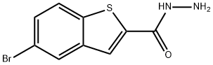 5-溴苯并[B]噻吩-2-碳酰肼分子式结构图