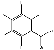 1-(二溴甲基)-2,3,4,5,6-五氟苯分子式结构图