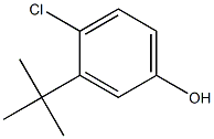 3-(叔丁基)-4-氯苯酚分子式结构图